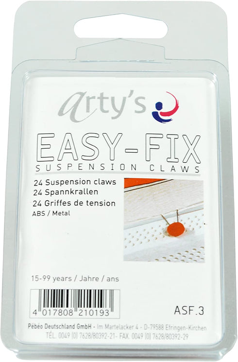 PEBEO ASF3 24-Piece Arty's Suspension Claws for Easy Fix Stretcher Frame
