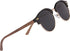 Woodies Polarized Walnut Wood Sunglasses for Men and Women | Black Polarized Lenses and Real Wooden Frame | 100% UVA/UVB Ray Protection