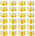 28 Pack Gold Paper Crown Gold Foil Party Crown Hat Cap for Birthday Celebration Baby Shower Photo Props ( 2 Styles )