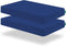 Waterproof Crib Sheets for Standard Crib Mattress, 2 Pack Navy Blue Crib Sheets, Ultra Soft Cotton Crib Mattress Sheets for Baby Boys & Baby Girls