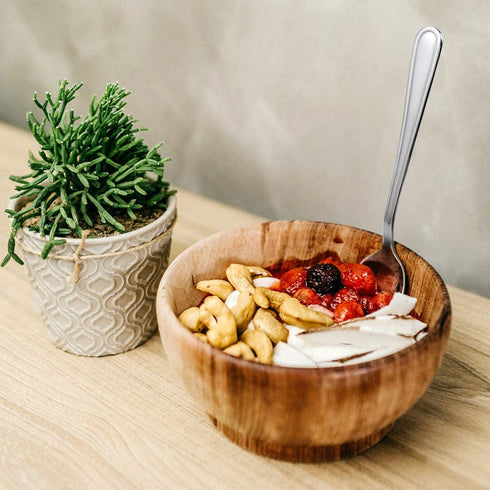 HISSF Teaspoons Stainless Steel 18/0 Tea Spoons 6 Pcs, 6.29 Inches For Home, Kitchen Restaurant, Dishwasher Safe, Slilver