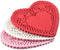 Mini Valentine Heart Doilies Pack of 120 - Crafts for Kids & Home Activities