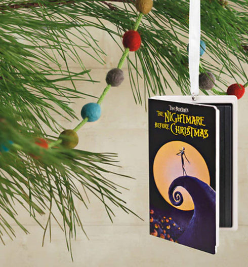 Hallmark Disney Tim Burton's The Nightmare Before Christmas Collectible Ornament (Nightmare Before Christmas Retro Cassette Tape)