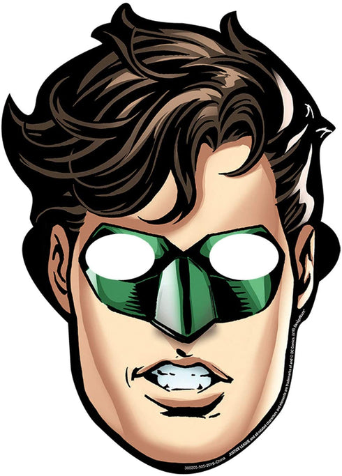 Paper Masks | Justice League„¢ | Party Favor | 8 ct. (Assorted, 2 each from 4 designs)
