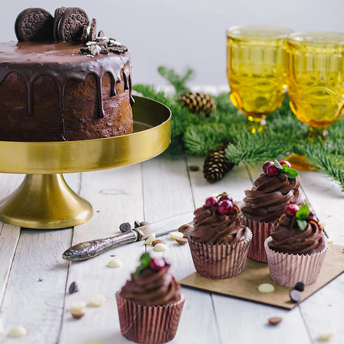 300 Pieces Woodgrain Cupcake Liners Wood Grain Cupcake Wrappers Woodland Animal Cupcake Cups Paper Muffin Baking Liners Holders for Bridal Showers Wedding Holiday Birthday Party Decorations