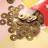 Boao Chinese New Year Feng Shui Coins Good Luck Fortune Coin I-Ching Coins for Health and Wealth(200, 0.8 Inch)