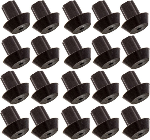 20-Pack of Viking Range - Compatible Grate Rubber Feet Bumpers - Heat-Resistant Material, Works with Many Gas Stove Burner Grates - Equivalent to PD040035 Foot - By Impresa Products