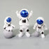 LUOZZY 3Pcs Astronaut Figurines Cake Topper Outer Space Cake Decoration Spaceman Model Display Miniature Astronaut Toys Set (Star)