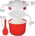 Sistema BPA-Free Rice Cooker (2.6L) & Round Microwave Food Container (915ml)
