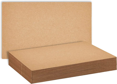 Juvale Blank 3x5 Kraft Index Cards for Studying, Notes, Crafts, DIY (Brown, 100 Pack)