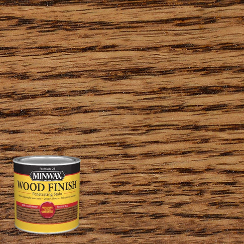 Minwax Wood Finish 221504444, Red Oak Stain, Half Pint