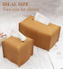 Livelab Tissue Box Cover, Square Decorative PU Leather Tissue Box Holder Modern Tissue Case Facial Paper Organizer Dispenser for Bathroom, Vanity Countertop, Night Stands, Desk, Car 5X5X5'' | Camel