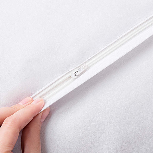 Phantoscope Faux Fur Pillow Cover Decorative Fluffy Throw Pillow Soft Fuzzy Pillow Case Cushion Cover for Bedroom/Couch, Off-White 18 x 18 Inches