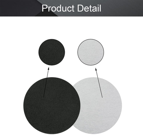 Utoolmart 7 Inch Scrubber Scouring Pads 1200-Grits Drill Scuffing Disc Hoop and Loop Surface Conditioning Disc Gray 2 pcs