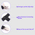 MENDENG 4PCS Black Sheet Straps with Clips Sheet Holders for Corners Suspender Bed Sheet Fasteners