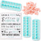 Juvale My Water Broke Baby Shower Game - 60 1 Inch Tiny Plastic Babies, 3 Ice Cube Trays, 1 Sign