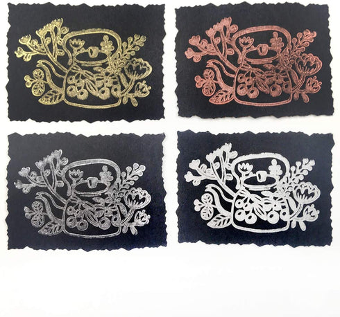 Tsukineko 4-Pack Brilliance Dew Drop Inkpads, Planetarium