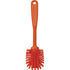Vikan 42377 Fine Sweep Dish Brush, Polypropylene, Polyester Bristle, 10-1/2", Orange