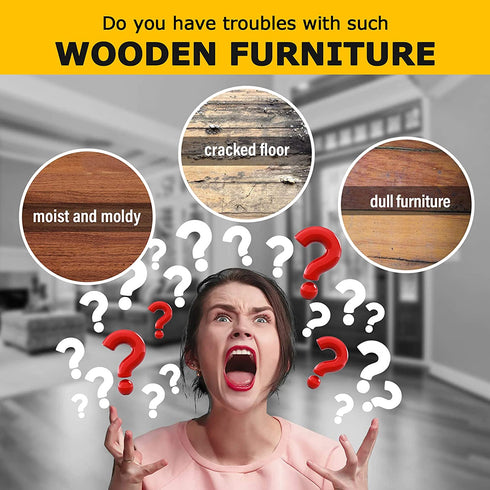 CARGEN Beeswax Furniture Polish, Wood Seasoning Beeswax for Furniture Wood Polish for Floor Tables Chairs Cabinets for Home Furniture to Protect and Care 1pcs Wood Wax and Sponge