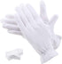 100 Percent Cotton Gloves for Dry Hands Eczema, Selizo 10 Pairs White Cotton Gloves for Women Dry Hands Moisturizing Cosmetic Sensitive Irritated Skin Spa