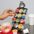 Southern Homewares Countertop K CUP Display Holder Rack Holds 12 Pods Black Metal