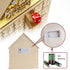 CCINEE Christmas Wooden Advent Calendar with LED Light 24 Storage Drawers Christmas Countdown Calendar for Holiday Decoration