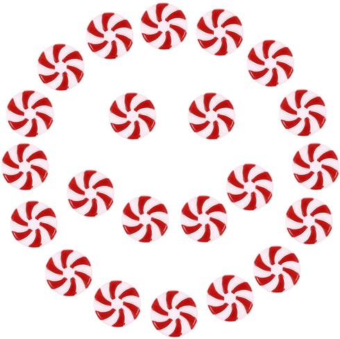 SOIMISS Christmas Candies Decor Lollipop Christmas Tree Hanging Ornaments Peppermint Decorations Acrylic Candy Cane DIY Pendants ? 50pcs ?