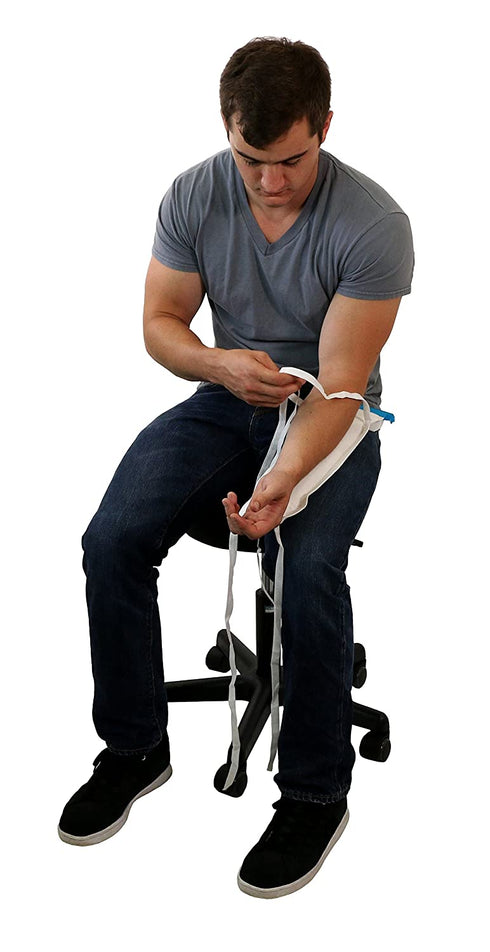 Relief Pak 11-1243 Insulated Ice Bag with Tie Strings, 5 x 13",Small