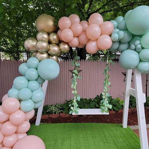 Chrome Gold Balloons 12 Inch 50 Pcs Baby Shower Party Balloons Happy Birthday Decoration Balloons Gold Helium Balloons