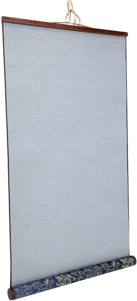 Water Writing Cloth,Advanced Imitation Rice Paper Brocade,Chinese Calligraphy Practice Tool,Reusable,ten Thousand Times Water Writing Cloth Scroll,Environmentally Friendly and Quick-Drying