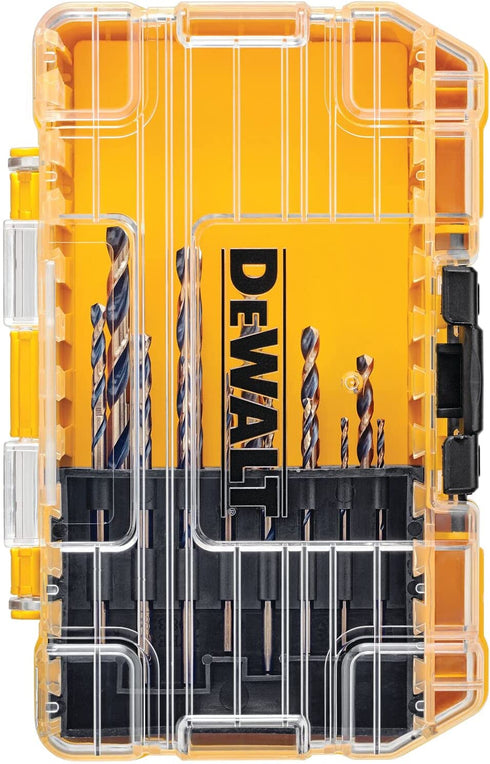 DEWALT Black Oxide Drill Bit Set with Pilot Point, 13-Piece (DW1163)