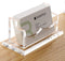 SANRUI Acrylic Business Card Holder for Desk,Clear Business Card Stand,Business Card Display Holder Fits 2" x 3.5" Business Cards