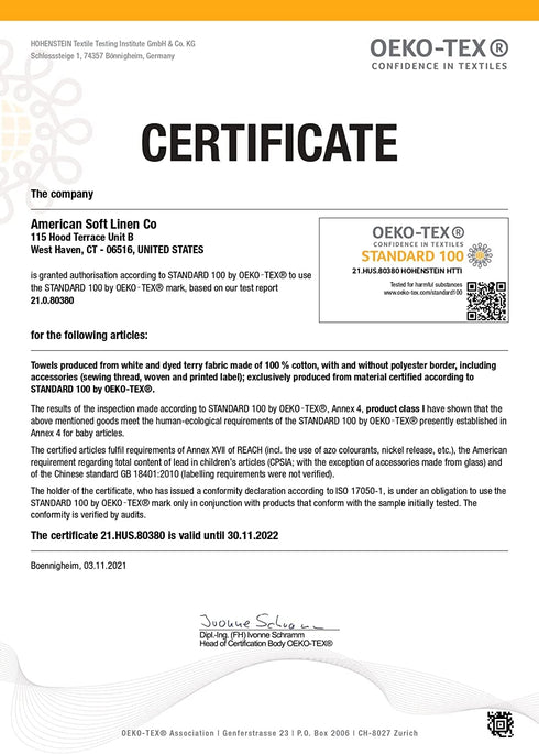 American Soft Linen Premium Turkish Genuine Cotton, Luxury Hotel Quality for Maximum Softness & Absorbency for Face, Hand, Kitchen & Cleaning (4-Piece Washcloth Set, Turquoise Blue)