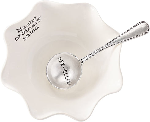 Mud Pie Salsa Dip Cup Set, Nacho
