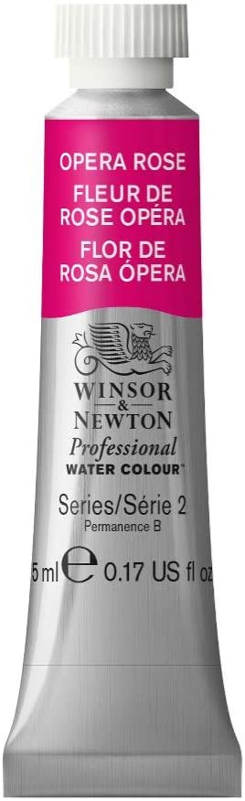 Winsor & Newton Professional Water Colour Paint, 5ml tube, Opera Rose