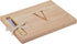 Monogram Oak Wood Cheese Board With Spreader,V-Initial (V)