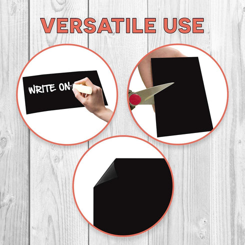 Blank Black Magnet for Car - Blank Magnet to Design Custom Magnets - Magnet Decals for Cars, Trucks, Busses & More! Magnetic Bumper Decal - Super Strong Magnets Long Lasting!(1, 12 x 16 Inches)