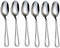 HISSF Teaspoons Stainless Steel 18/0 Tea Spoons 6 Pcs, 6.29 Inches For Home, Kitchen Restaurant, Dishwasher Safe, Slilver