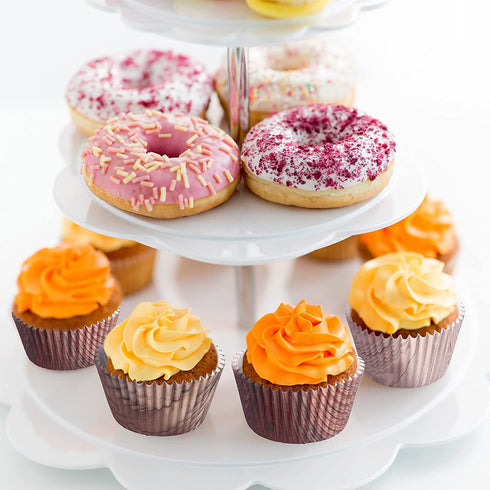 300 Pieces Woodgrain Cupcake Liners Wood Grain Cupcake Wrappers Woodland Animal Cupcake Cups Paper Muffin Baking Liners Holders for Bridal Showers Wedding Holiday Birthday Party Decorations