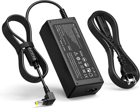 19V Power AC Adapter for HP-Pavilion 20" 21.5" 23" 23.8" 25" 27" IPS LED HD Display Monitor Series 27 27xw 27xi 27er 23es 27es 25 24ea 25xw 25bw 25xi 22cwa 23xi 23bw 20xi Power Cord Charger