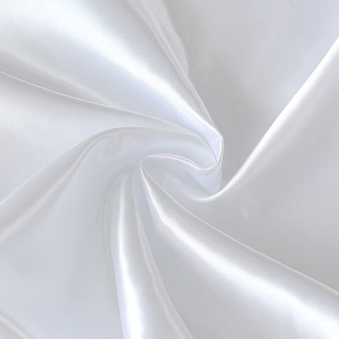 Satin Crib Sheet, Soft & Silky Fitted Crib Mattress Sheet (52"x28"x8") for Boys and Girls, Great for Baby with Hair and Skin, White