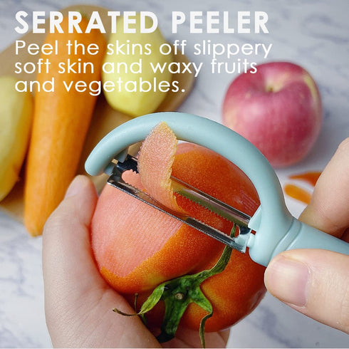 Vegetable Potato Peelers for Kitchen, Fruit Carrot Zucchini Cucumber Apple Peeler, Good Grip Veggie Peeler Makes Peeling Very Easy, Upgraded Stainless Steel Blades I and Y peeler
