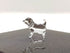Sansukjai Rare Dog Tiny Micro Crystal Figurines Hand Blown Clear Glass Art Animals Collectible Dog-Lover Gift Home Decor (N)