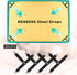 MENDENG 4PCS Black Sheet Straps with Clips Sheet Holders for Corners Suspender Bed Sheet Fasteners