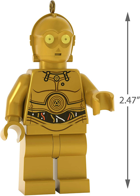 Hallmark Keepsake Christmas 2019 Year Dated Lego Star Wars C-3PO Ornament, C3PO