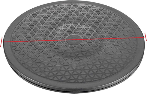 (2 Pack) 12 Inch Heavy Duty Rotating Swivel Stand with Steel Ball Bearings - Lazy Susan Turntable for Flat Panel Monitors, Potted Plants,TV's, Stereo Speakers