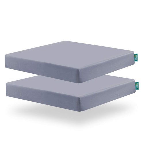 Square Playard / Playpen Fitted Sheets, Perfect for New Room2 / TotBloc Portable Playard, 2 Pack, Ultra Soft Microfiber, Fitted Playpen Sheet, Grey.