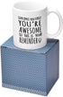 Thank You Gifts, Sometimes You Forget You're Awesome Mug, Birthday Inspirational Gifts for Women, Men, Mom, Coworker, Mothers Day Gifts for Mom, Wife, Sis, Awesome Mug 11Oz