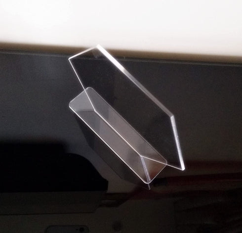 XIAOYUE 5 Sets Acrylic Blanks Hexagon with Stand,DIY Clear Wedding Signs,Personalized Hand Lettered Table Numbers (2.5'')