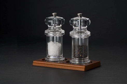 Cole & Mason Salt & Pepper Mill Tray, Brown Wood